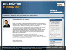 Tablet Screenshot of cdu-bv-muenster-ost.de
